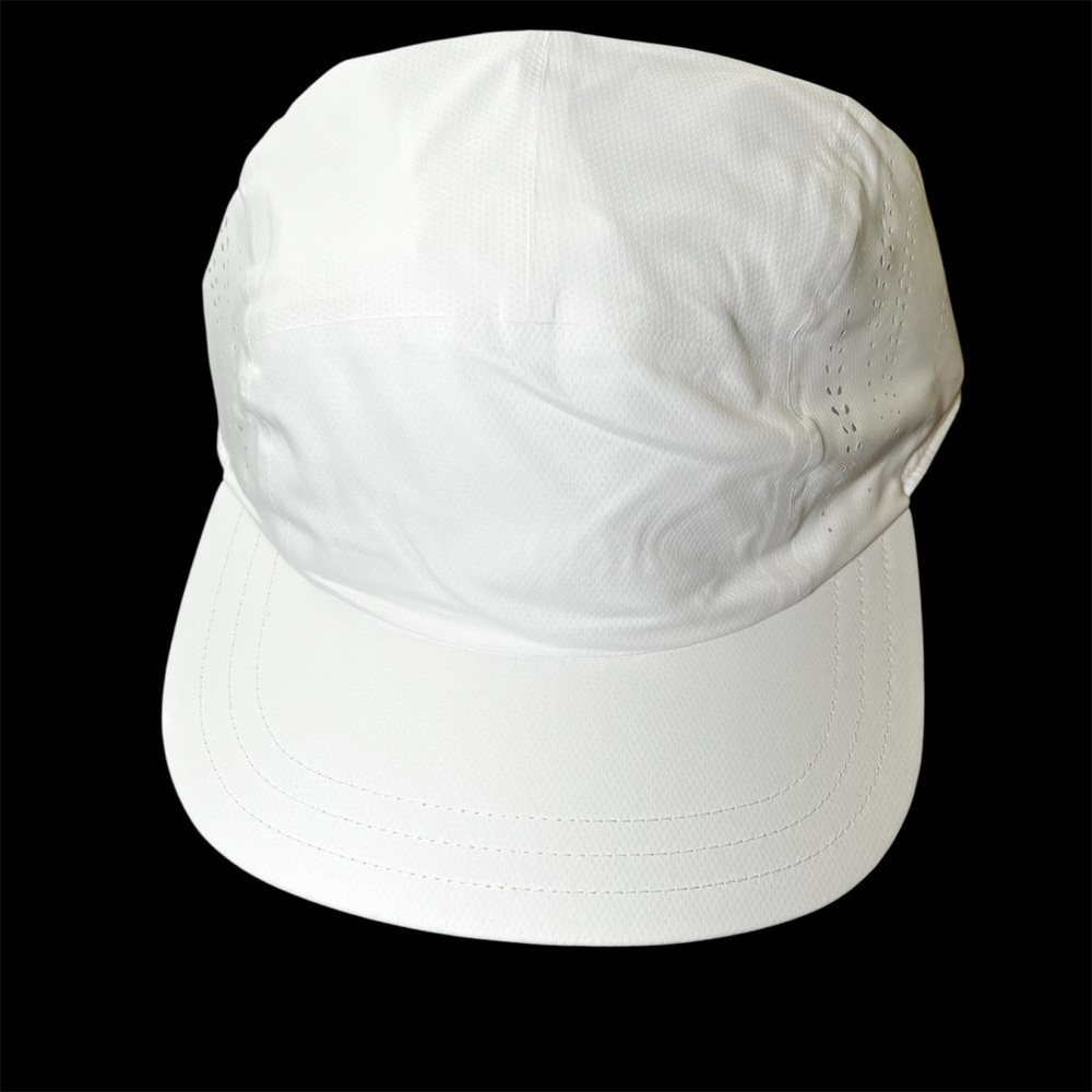 Athleta NWT Ultra Light Run Cap 3.0 Bright White Breathable Adustable Active - Picture 8 of 8